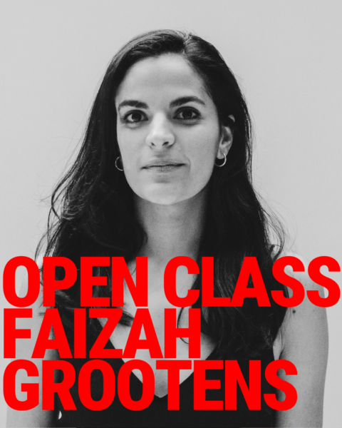 Open Class door Faizah Grootens